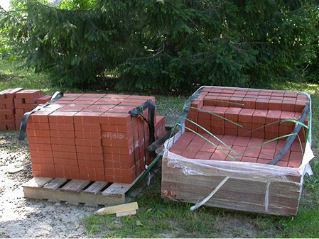 Pile of bricks