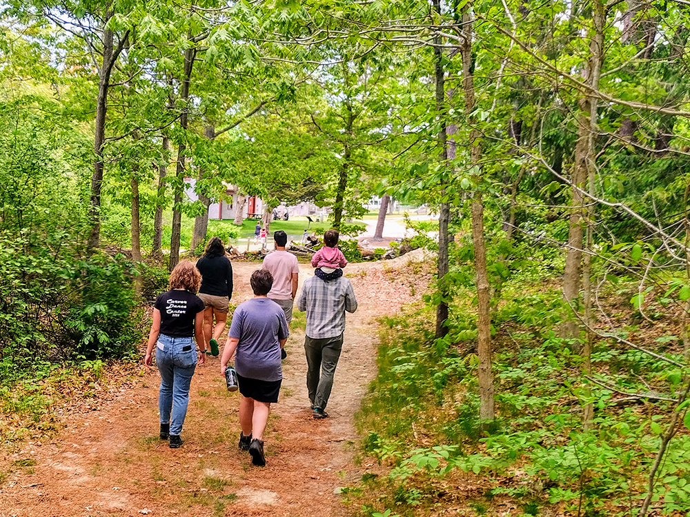 children nature walk