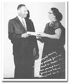 Margaret Moseley and Martin Luther King Jr